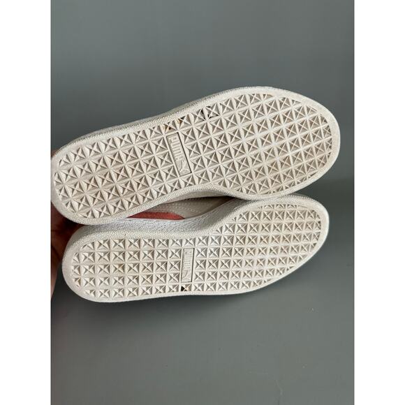 Puma Low Top Sneakers Women’s Size 6.5 Pink Suede - Picture 5 of 5